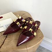 Valentino Shoes Wine Red 7415 - 2