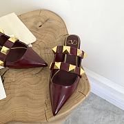 Valentino Shoes Wine Red 7415 - 4