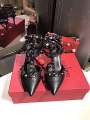 Valentino High Heeled Shoes 6.5cm Full Black 7419 - 1