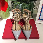 Valentino High Heeled Shoes 6.5cm Light Blue 7423 - 1