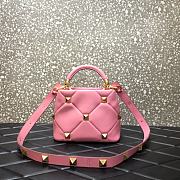 Valentino Garavani Roman Stud 21 Flamingo Pink 1197# - 2