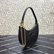 Valentino Chain 20 Shoulder Bag Black 0707# - 4