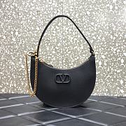 Valentino Chain 20 Shoulder Bag Black 0707# - 1