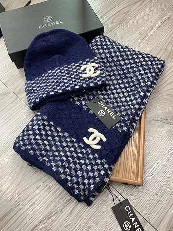 Chanel Wool Suit Scaft and Hat 7458