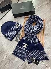 Chanel Wool Suit Scaft and Hat 7458 - 5