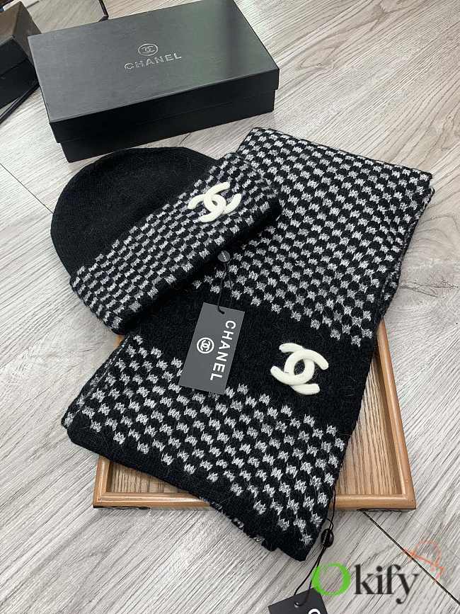 Chanel Wool Suit Scaft and Hat 7460 - 1