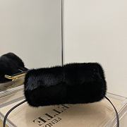 Fendi First Black Mink Bag 26cm - 2