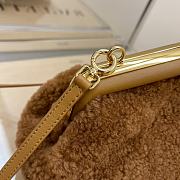 Fendi First Brown Sheepskin Bag 26cm - 5