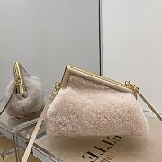 Fendi First Pink Sheepskin Bag 26cm - 3