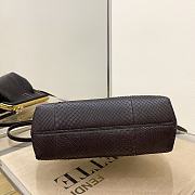 Fendi First Dark brown python leather bag 26cm - 5