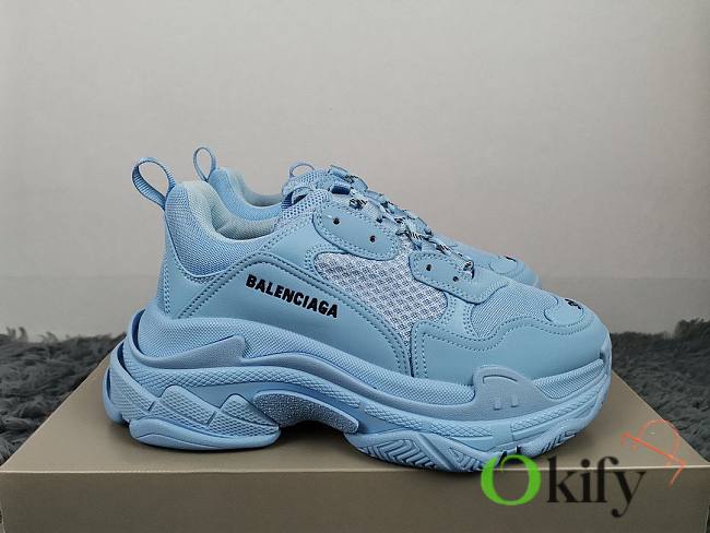 Balenciaga Triple S Sneaker Blue 7496 - 1
