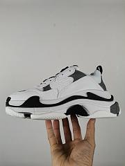 Balenciaga Triple S Sneaker Black and White 7499 - 2