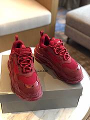 Balenciaga Triple S Sneaker Dark Red 7500 - 1