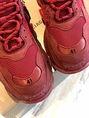 Balenciaga Triple S Sneaker Dark Red 7500 - 2