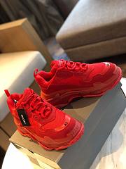 Balenciaga Triple S Sneaker Red 7501 - 1