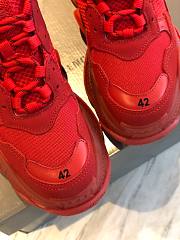 Balenciaga Triple S Sneaker Red 7501 - 2