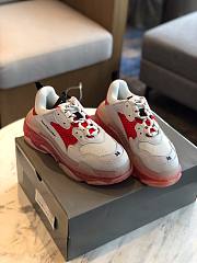 Balenciaga Triple S Sneaker Red and White 7502 - 4