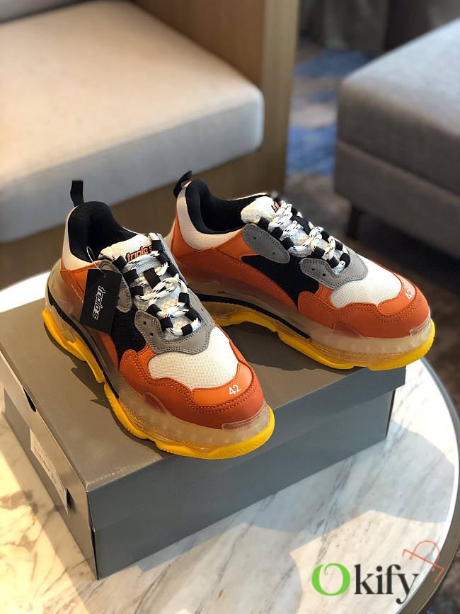 Balenciaga Triple S Sneaker Orange 7503 - 1