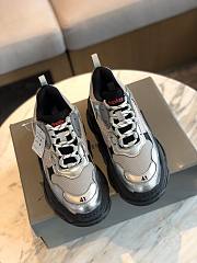 Balenciaga Triple S Sneaker Silver and Black 7504 - 4