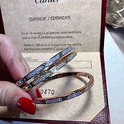 Okify Cartier Love Bracelet Small Model Paved Diamonds 3.65mm - 6