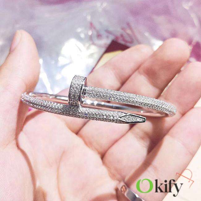 Okify Cartier Juste Un Clou Bracelet Diamonds 3.5mm  - 1