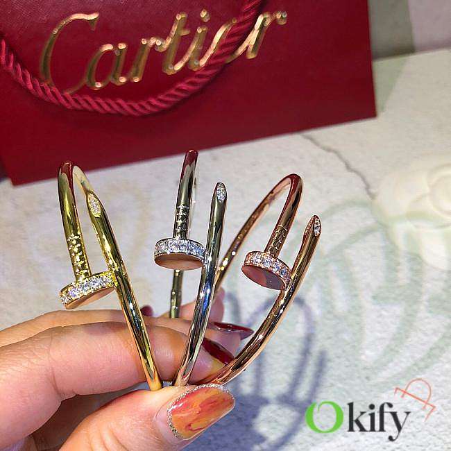 Okify Cartier Juste Un Clou Bracelet Medium Model Diamonds - 1