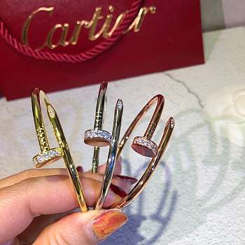 Okify Cartier Juste Un Clou Bracelet Medium Model Diamonds