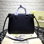 Burberry Classic 34 Black Leather Tote Bag - 3