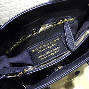 Burberry Classic 34 Black Leather Tote Bag - 4