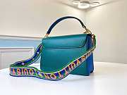 Louis Vuitton Twist MM 23 Handbag Blue M55851 - 6