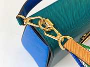Louis Vuitton Twist MM 23 Handbag Blue M55851 - 5