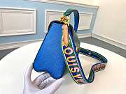 Louis Vuitton Twist MM 23 Handbag Blue M55851 - 3