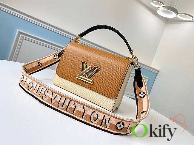 Louis Vuitton Twist MM 23 Handbag Cream M55851 - 1