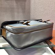 Prada Nylon and Saffiano Leather Bag 32 Gray 2VD768B - 6