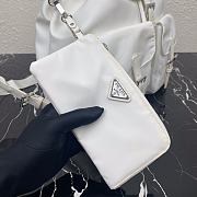 Prada nylon backpack 32 white 1BZ811  - 6