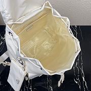 Prada nylon backpack 32 white 1BZ811  - 4