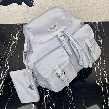 Prada nylon backpack 32 cornflower 1BZ811 