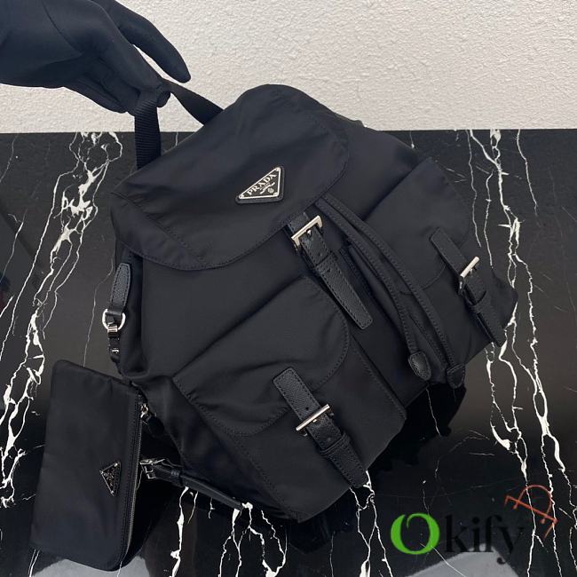 Prada nylon backpack 32 black 1BZ811 - 1