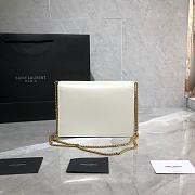 YSL Cassandra 22 lambskin white 532750 - 6