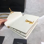 YSL Cassandra 22 lambskin white 532750 - 5