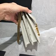 YSL Cassandra 22 lambskin white 532750 - 4