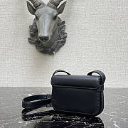Dior Mini Shoulder Bag Black Leather  - 3