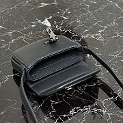 Dior Mini Shoulder Bag Black Leather  - 2