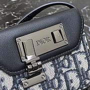 Dior Mini Shoulder Bag Oblique Leather  - 3