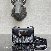 Dior Mini Shoulder Bag Oblique Leather  - 1