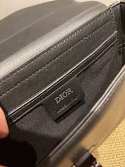 Dior Shoulder Bag 19 For Men Black Leather  - 4