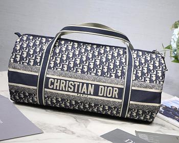 Dior travel bag 50 oblique canvas 