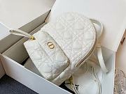 Dior CD Backpack 21 Dioramour White - 4