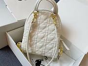 Dior CD Backpack 21 Dioramour White - 5