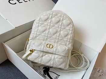 Dior CD Backpack 21 Dioramour White